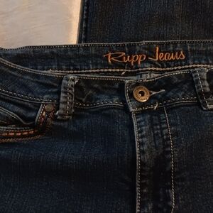 Rupp Womens Blue Denim Jeans Sz 10